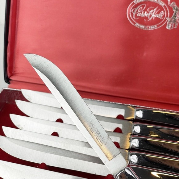 Carvel Hall Kitchen Vintage Carvel Hall Steak Knives Stainless